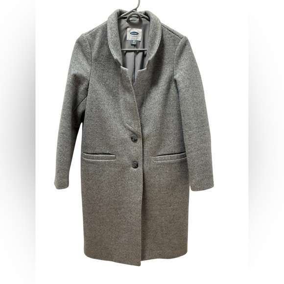 gray long coat fully lined size light weight spring‎ - Picture 2 of 13